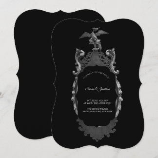 Faire-part de mariage Miroir Vintage Gothique Whim