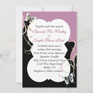 Faire-part de mariage moderne