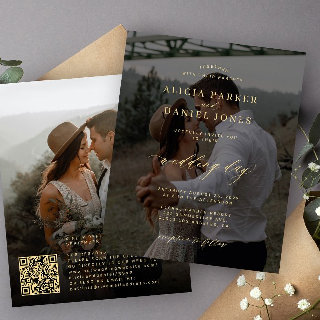 Faire-part de mariage moderne à budget maîtrisé av (Créateur téléchargé)
