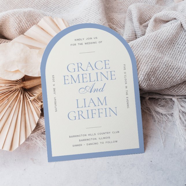 Faire-part de mariage moderne d'élégance des front (Créateur téléchargé)