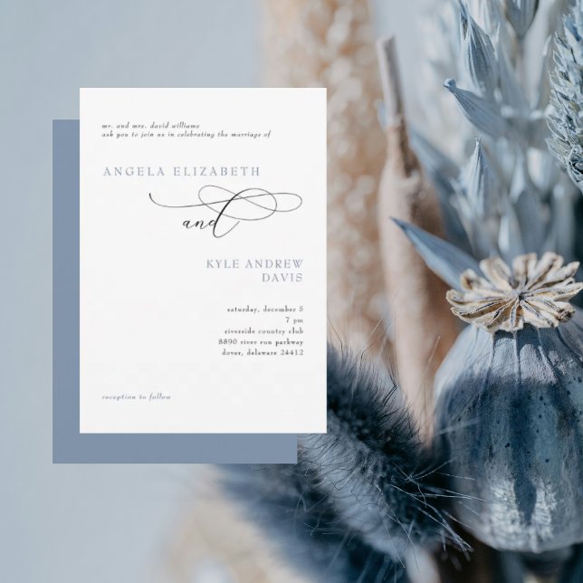 Faire-part de mariage moderne des parents de la ma (Créateur téléchargé)
