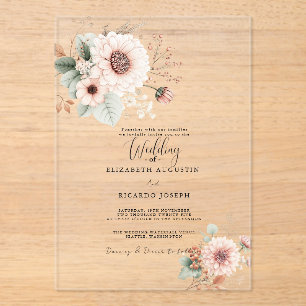 Faire-part de mariage moderne et tendance avec far