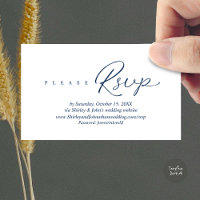 Faire-part de mariage moderne RSVP, via le site we