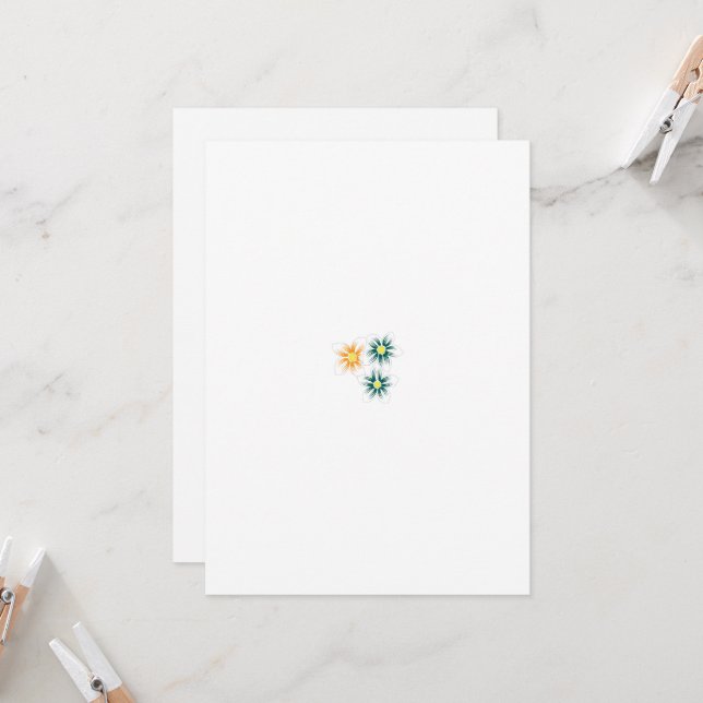Faire-part de mariage modifiable avec RSVP | Tradi (Devant/Arrière en situation)