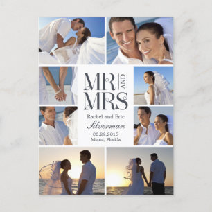 Faire-part de mariage Montage Mariage - Blanc
