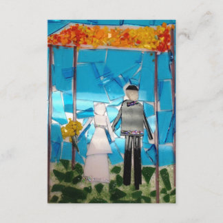 faire-part de mariage mosaïque
