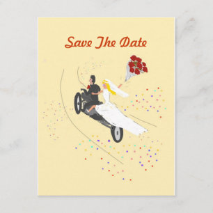 Faire-part de mariage motard