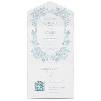 Faire-part de mariage Norwich avec carte RSVP
