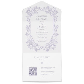 Faire-part de mariage Norwich avec carte RSVP
