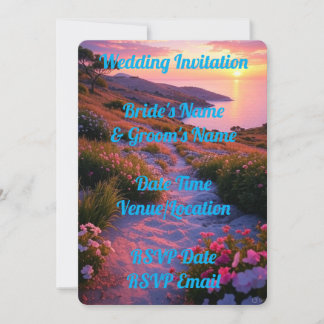 Faire-part de mariage numérique élégant rustique r