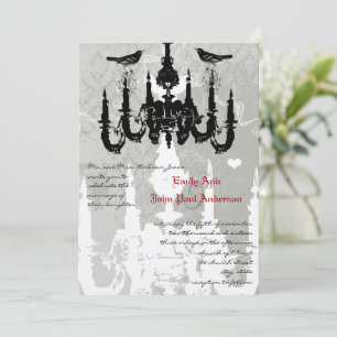 Faire-part de mariage Oiseaux de l'amour sous lust