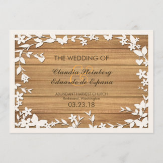 Faire-part de mariage Papel Picado - Douces Colomb