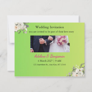 Faire-part de mariage par carte