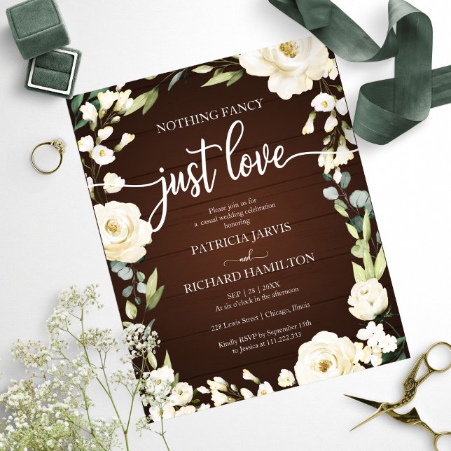 Faire-Part de Mariage Pas Cher Fleur Simple (Créateur téléchargé)