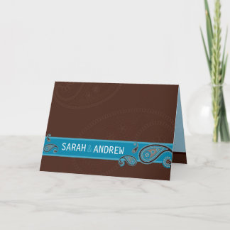 FAIRE-PART DE MARIAGE :: paysage paisley