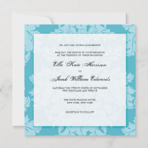 Faire-part de mariage personnalisable :: DAMASK