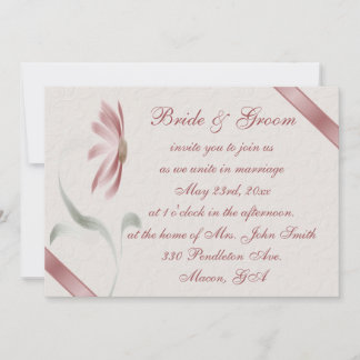 Faire-part de mariage personnalisable de