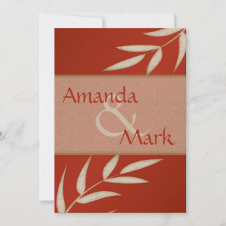 Faire-part de mariage personnalisable en soie