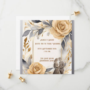Faire-part de mariage personnalisé pour couple