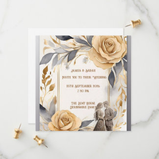 Faire-part de mariage personnalisé pour couple