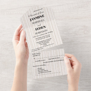 Faire-part de mariage personnalisés élégants