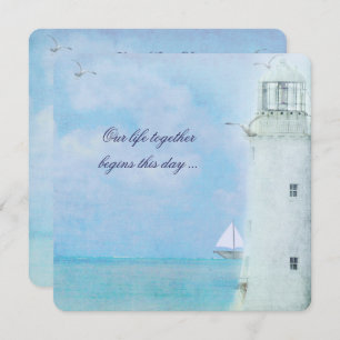 Faire-part de mariage phare