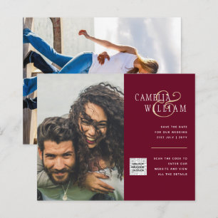 FAIRE-PART DE MARIAGE photo BUDGET Date d'enregist