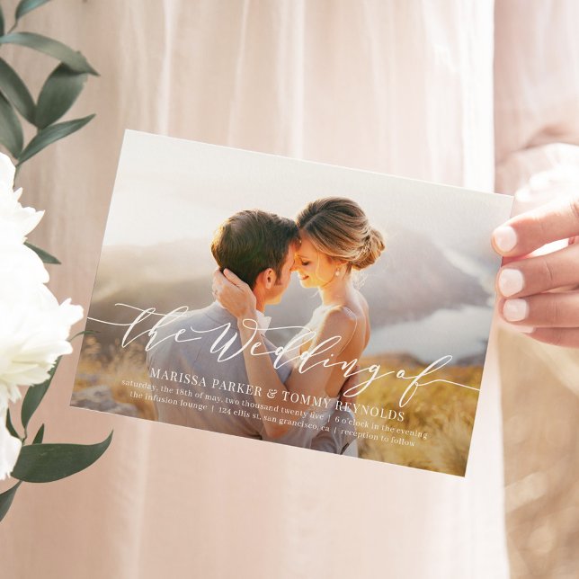 Faire-part de mariage photo d'amour éternel (Créateur téléchargé)