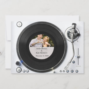 Faire-part de mariage photo DJ