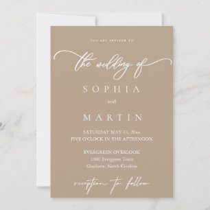 Faire-part de mariage photo élégant et moderne tau