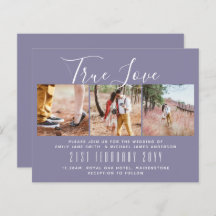 Faire-part de mariage photo Fête de fiançailles Sh