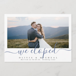 Faire-part de mariage photo moderne "nous nous som