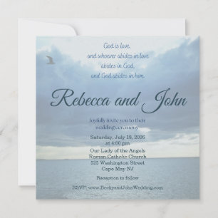 Faire-part de mariage photo océan vintage 1 Jean