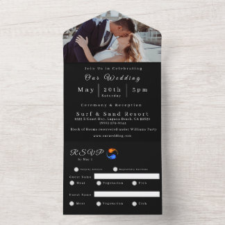 Faire-part de mariage photo - Thème de mariage Fla