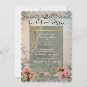 Faire-part de mariage plat Frilly Elegance