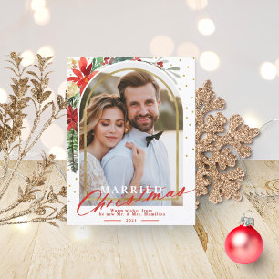 Faire-part de mariage pour les fêtes de Noël