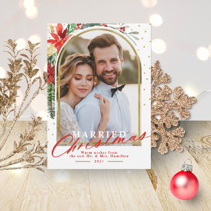 Faire-part de mariage pour les fêtes de Noël