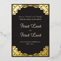 Faire-part de mariage Pourcentage foncé