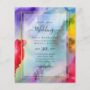FAIRE-PART DE MARIAGE PRIDE EN COURSE Encre LeahG