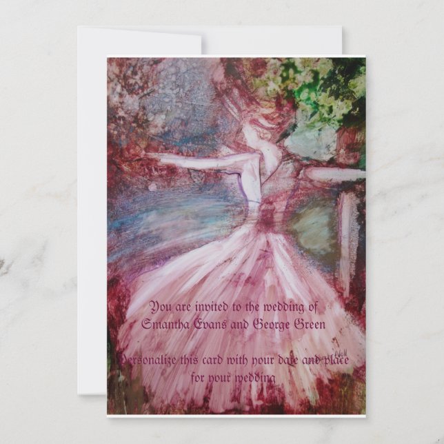 Faire-part de mariage "Princess Bride" (Devant)