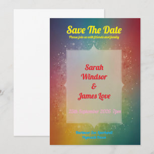 Faire-part de mariage Rainbow