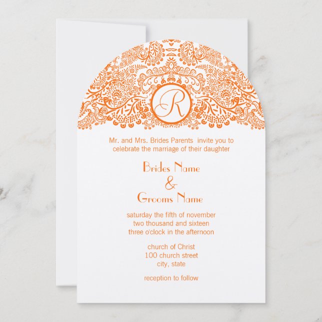 Faire-part de mariage Reflets d'oiseaux d'amour or (Dos)