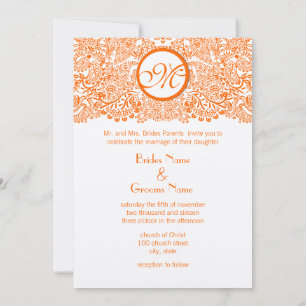 Faire-part de mariage Reflets d'oiseaux d'amour or