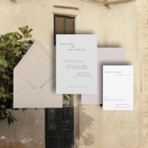 Faire-part de mariage romain industriel