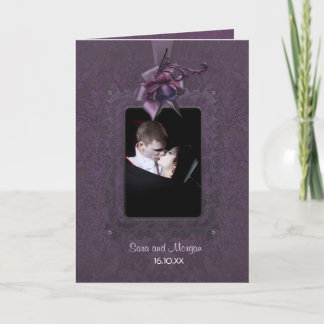 Faire-part de mariage Romance foncé