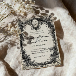 Faire-part de mariage Romance Gothique Sombre