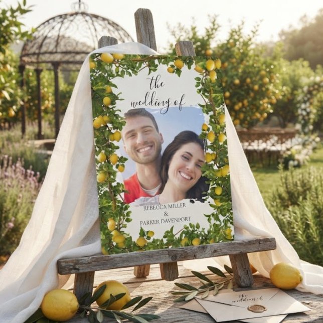 Faire-part de mariage Romance Lemon Grove (Créateur téléchargé)