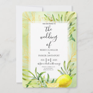 Faire-part de mariage Romance Lemon Grove