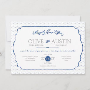 Faire-part de mariage Romance Storybook