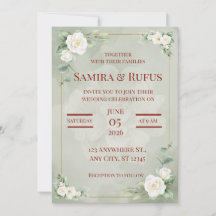 faire-part de mariage romantique